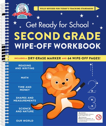 Get Ready for School: Second Grade Wipe-Off Workbook