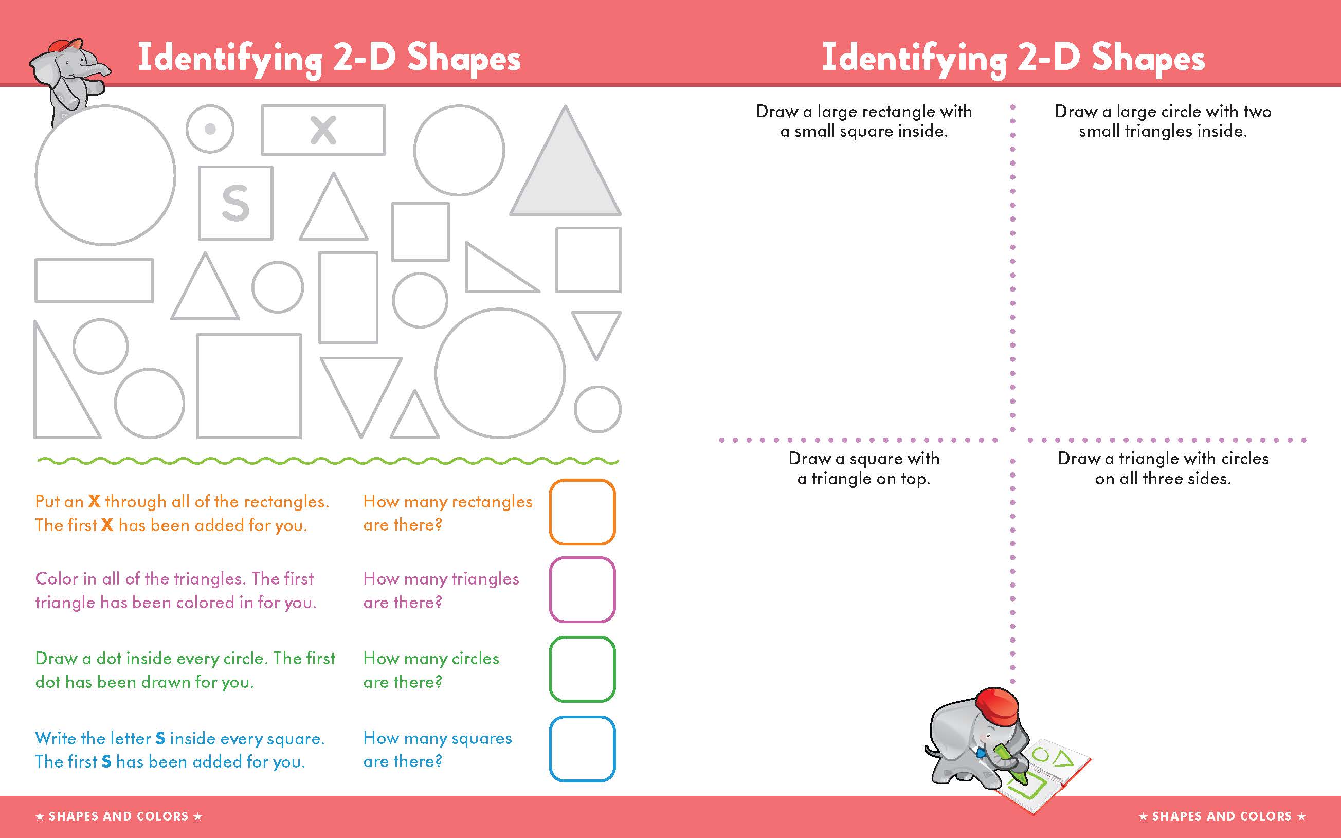 Get Ready for School Wipe-Off First Grade Sample Page 4