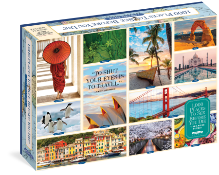 1,000 Places to See Before You Die 1,000-Piece Puzzle