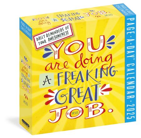 You Are Doing a Freaking Great Job Page-A-Day® Calendar 2025